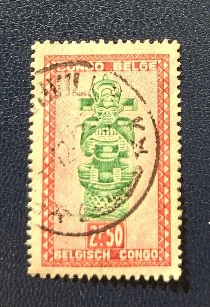 Timbre OBP 288 du Congo belge, Enlèvement ou Envoi, Affranchi, Oblitéré