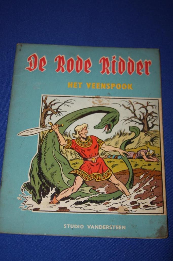 1e druk nr 3 Rode Ridder (Het Veenspook) 1960 W.Vandersteen, Enlèvement ou Envoi, Willy Vandersteen, Une BD, Utilisé