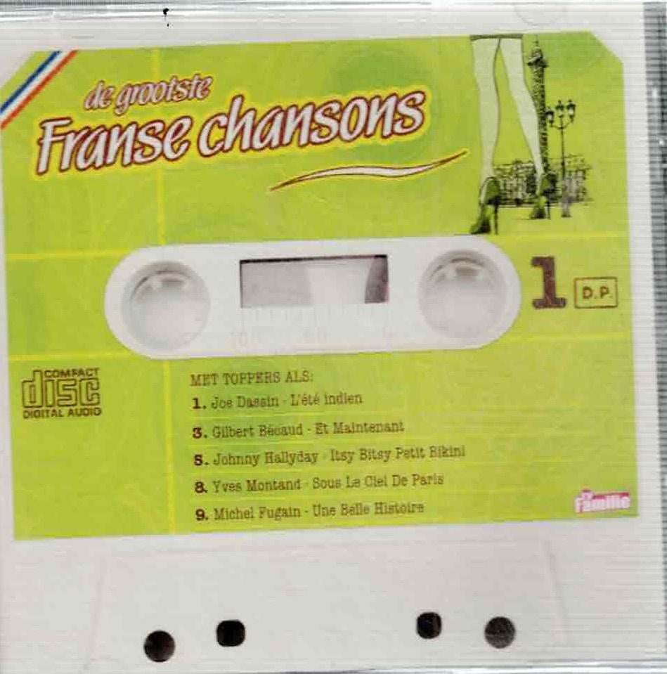 cd   -   De Grootste Franse Chansons 1, Cd's en Dvd's, Cd's | Overige Cd's, Ophalen of Verzenden