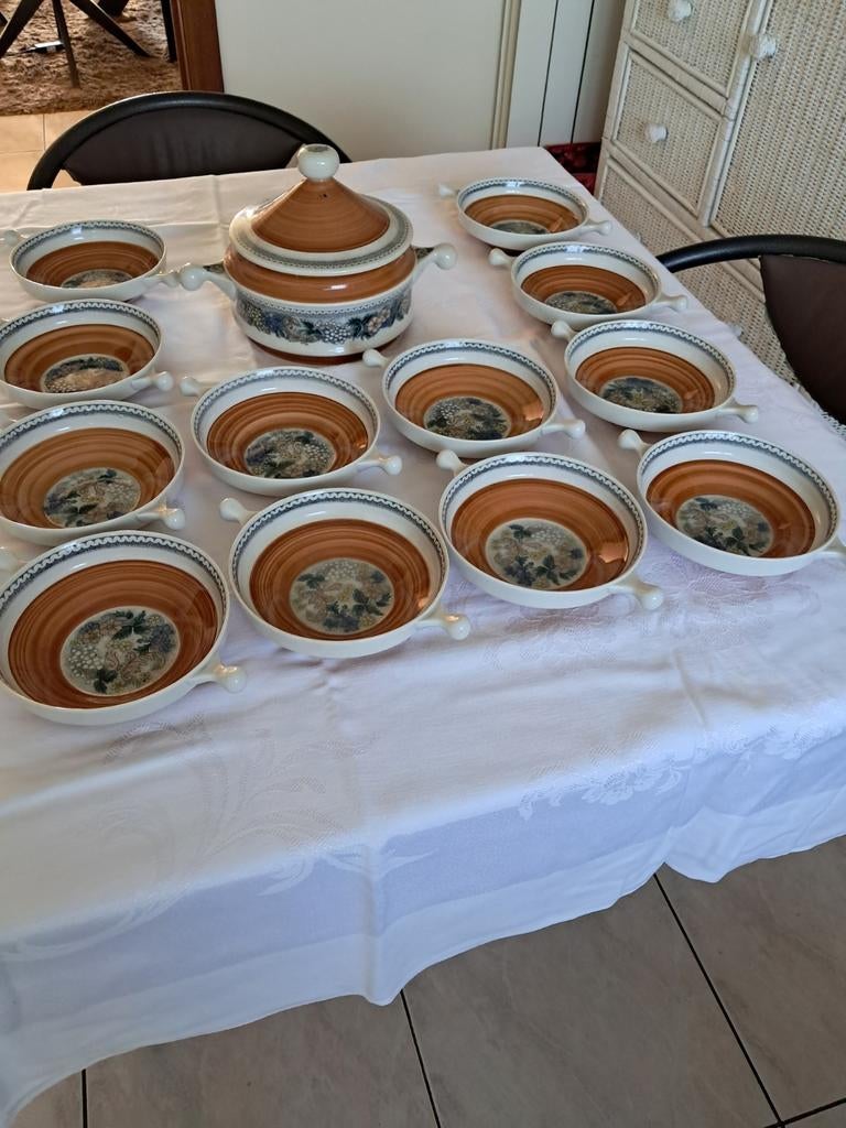 Service de table Goebel"country burgund ", Enlèvement