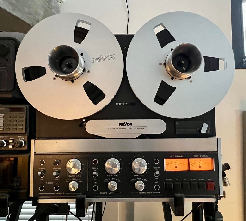 Revox B77 MkII, Enlèvement, Magnétophone, Avec bandes