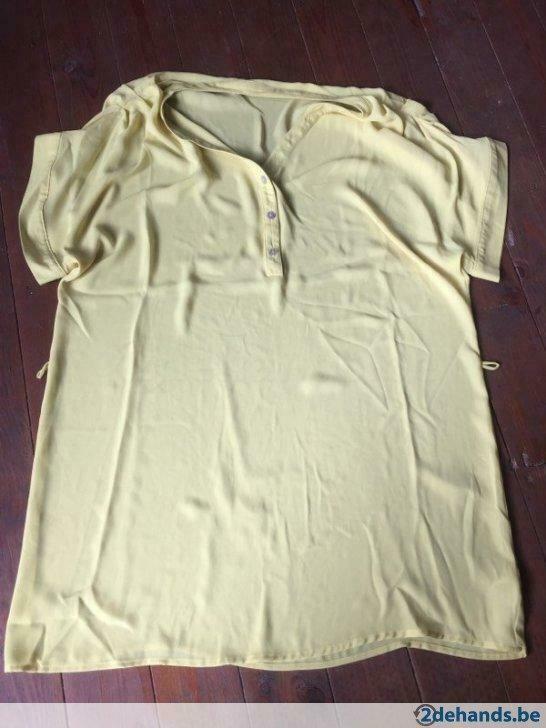 Geel tuniek jurk kleed forever 21, Nieuw
