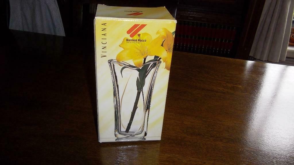 Vase Vinciana - encore neuf emballé !, Enlèvement ou Envoi, Neuf, Verre, Moins de 50 cm