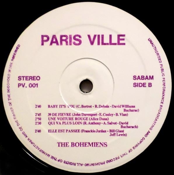 Paris Ville PV.001 , The Bohemiens - Popcorn Franse Lp, Ophalen of Verzenden, Gebruikt, 12 inch, Soul of Nu Soul