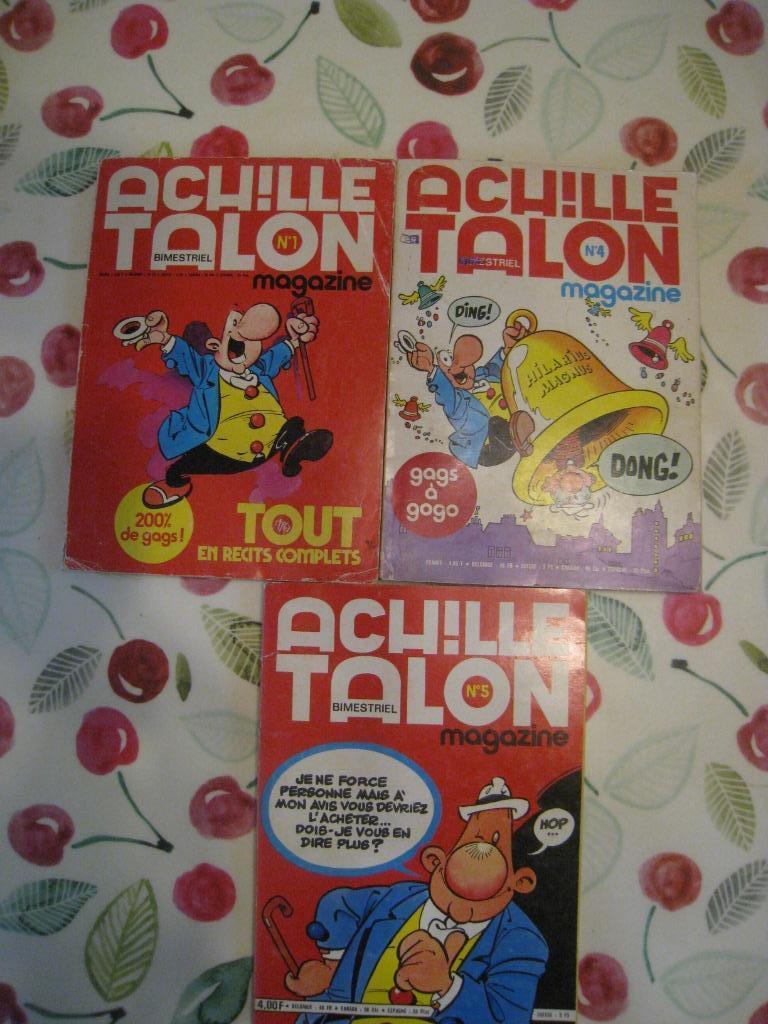 achille talon greg magazine bd 1975 dany derib wasterlain, Livres, BD, Utilisé, Plusieurs BD, Enlèvement ou Envoi