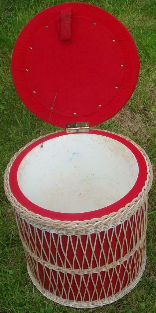 Coffre pour ranger des jeux ou vêtements, Rond, Enlèvement, Autres matériaux, Panier