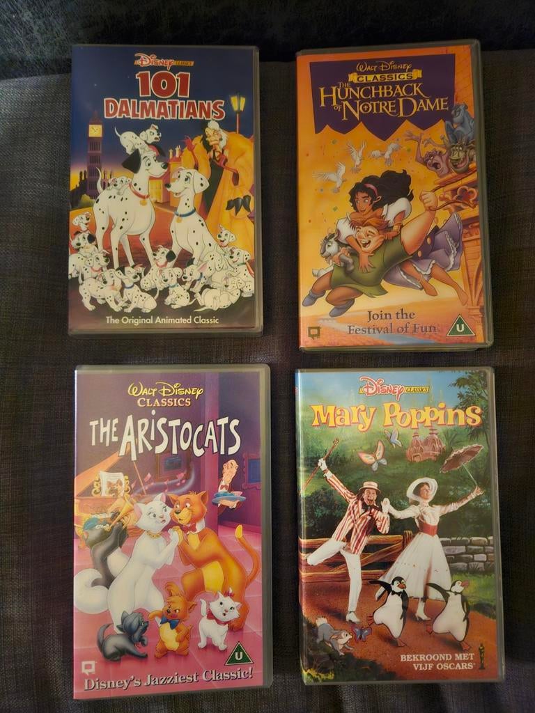 6 Disney films op VHS, Cd's en Dvd's, VHS | Kinderen en Jeugd, Ophalen of Verzenden