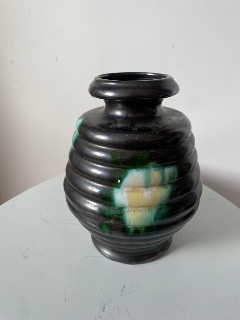 Vase Thulin décor airain, Enlèvement ou Envoi