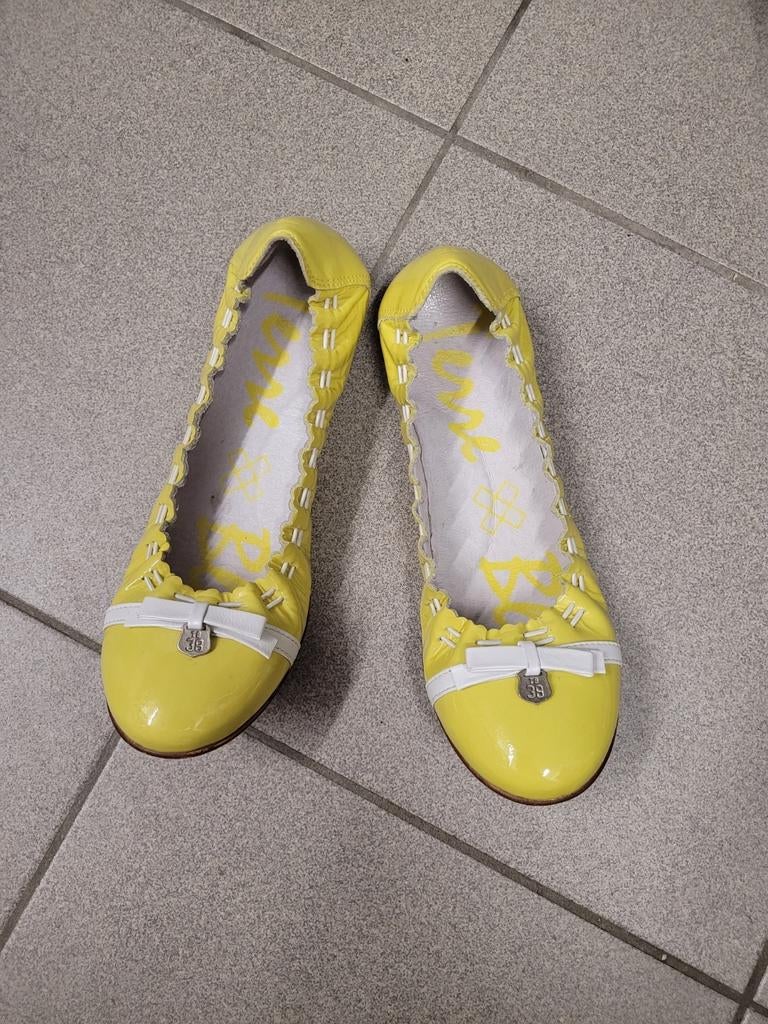 Schoenen ballerina's Terre Bleue maat 38 geel, Terre Bleue, Enlèvement ou Envoi, Comme neuf, Chaussures
