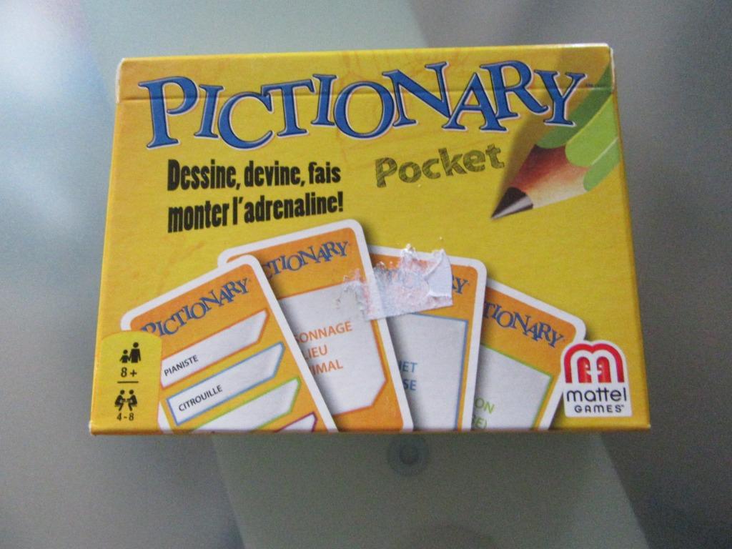 Pictionary pocket neuf Mottel games, Ophalen, Nieuw