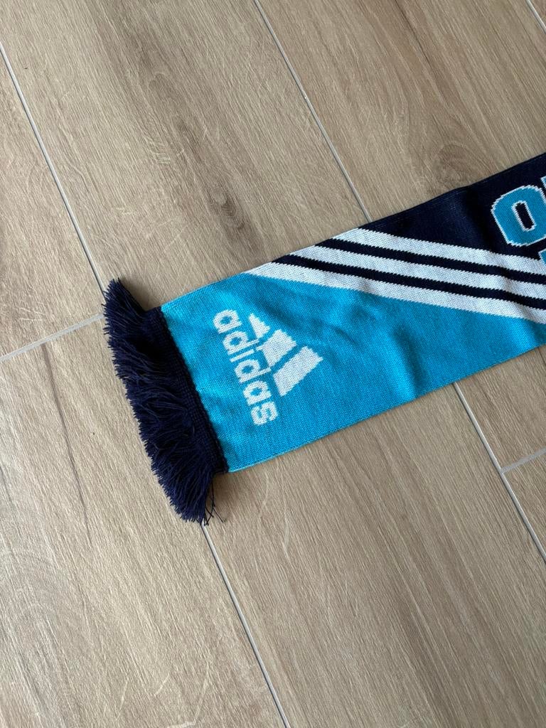 Retro Sjaal Olympique de Marseille - Adidas - 148x18cm, Enlèvement, Comme neuf, Fanion ou Écharpe