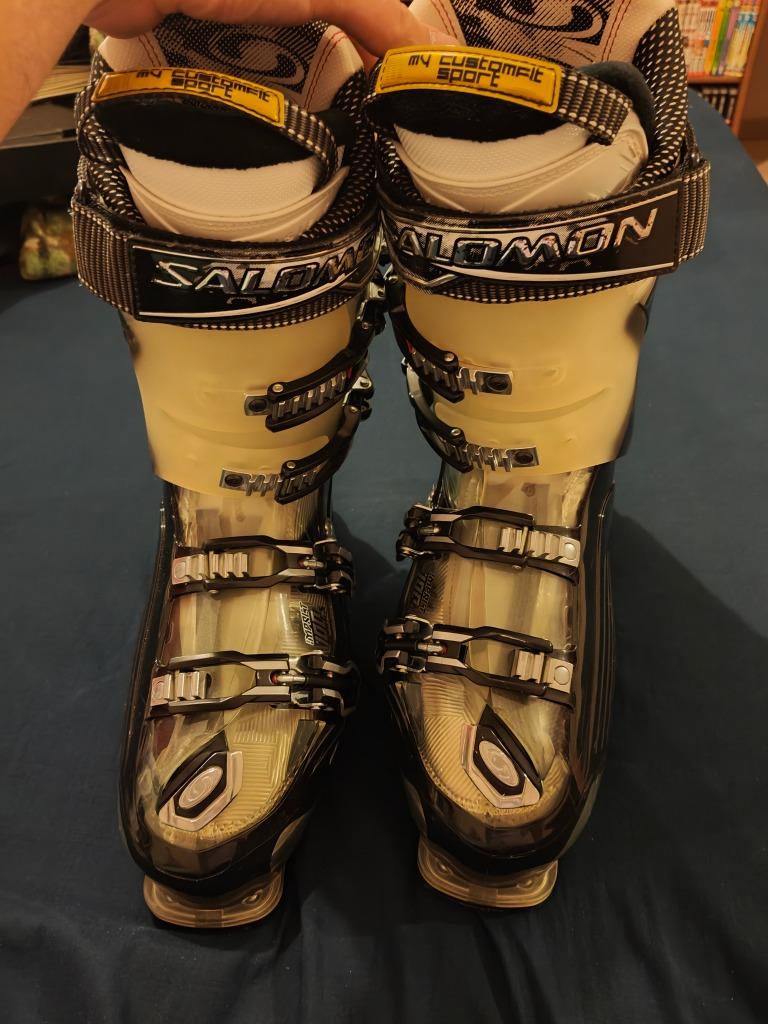Botte de ski pour homme Salomon Impact 100 CS  taille 44.5, Enlèvement ou Envoi, Chaussures, Ski, Salomon