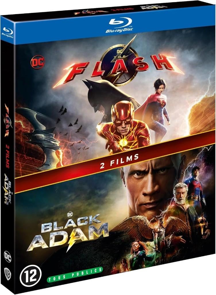 Black adam + the flash - 2 blurays neuf/cello, Ophalen of Verzenden, Nieuw in verpakking, Overige genres, Boxset