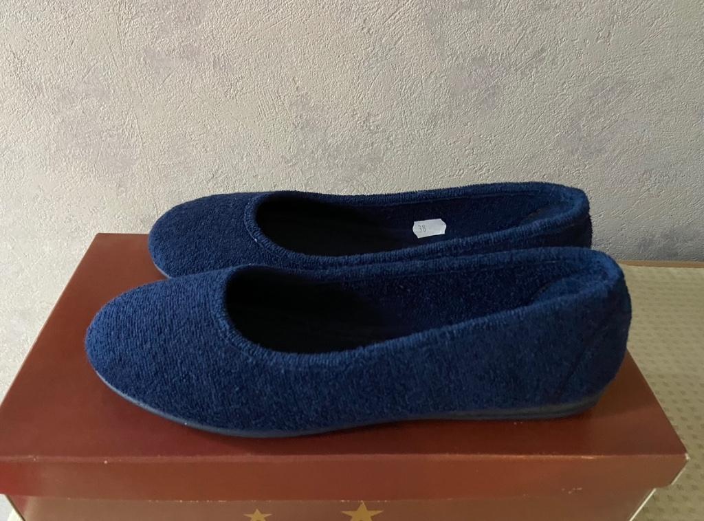 Pantoffels dames maat 38, Ophalen, Blauw, Nieuw, Pantoffels of Sloffen
