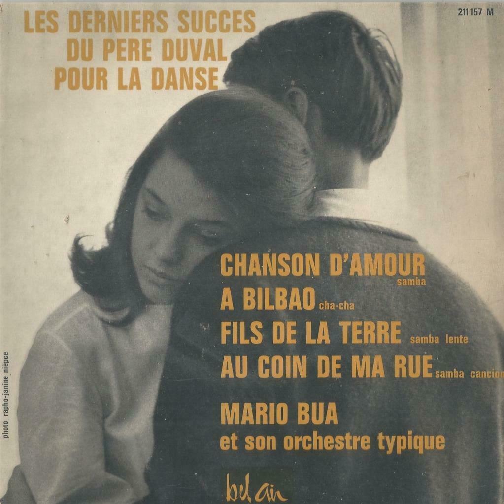 Mario Bua – Chanson d’amour / A bilbao   2 – Single - EP, Enlèvement ou Envoi, Utilisé, Pop