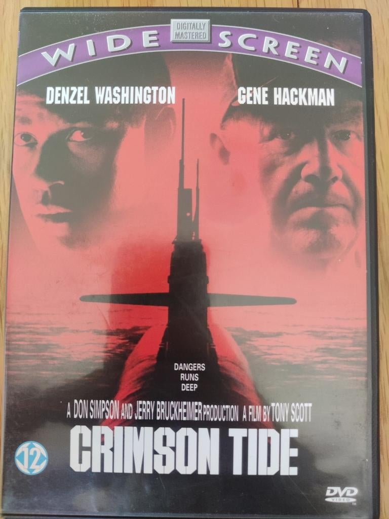Crimson Tide (2001) (Gene Hackman, Denzel Washington), Ophalen of Verzenden, Zo goed als nieuw