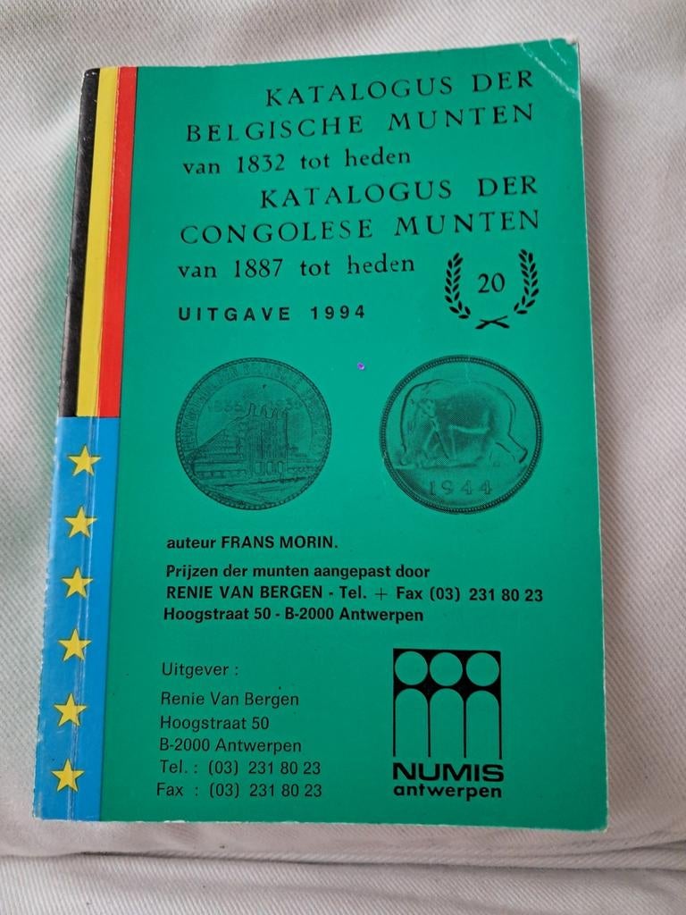 20 ste uitgave, catalogus Belgische munten 1994, Verzamelen, Ophalen of Verzenden, Zo goed als nieuw