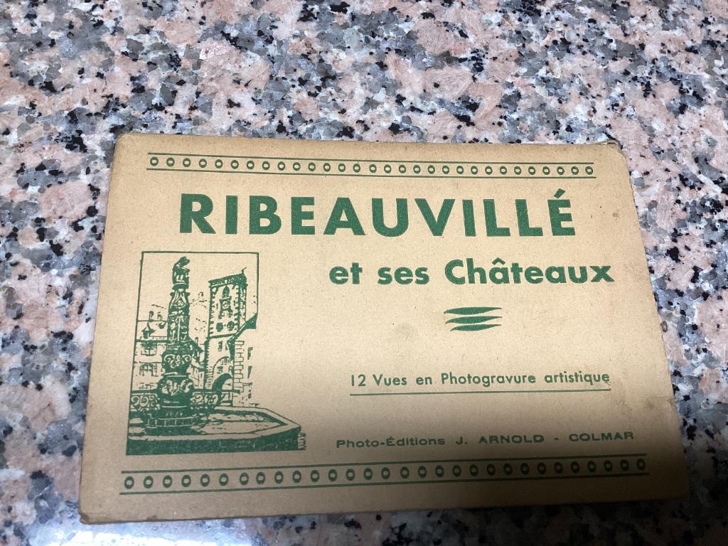 Mapje 12 CP RIBEAUVILLE et ses Chateaux. Photogravure, Enlèvement ou Envoi, 1920 à 1940, Non affranchie, France