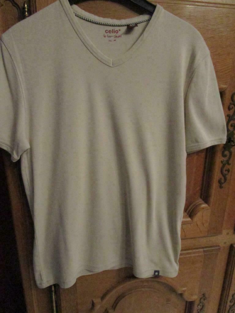 T-shirt Celio Taille M, Celio, Enlèvement ou Envoi, Beige, Porté