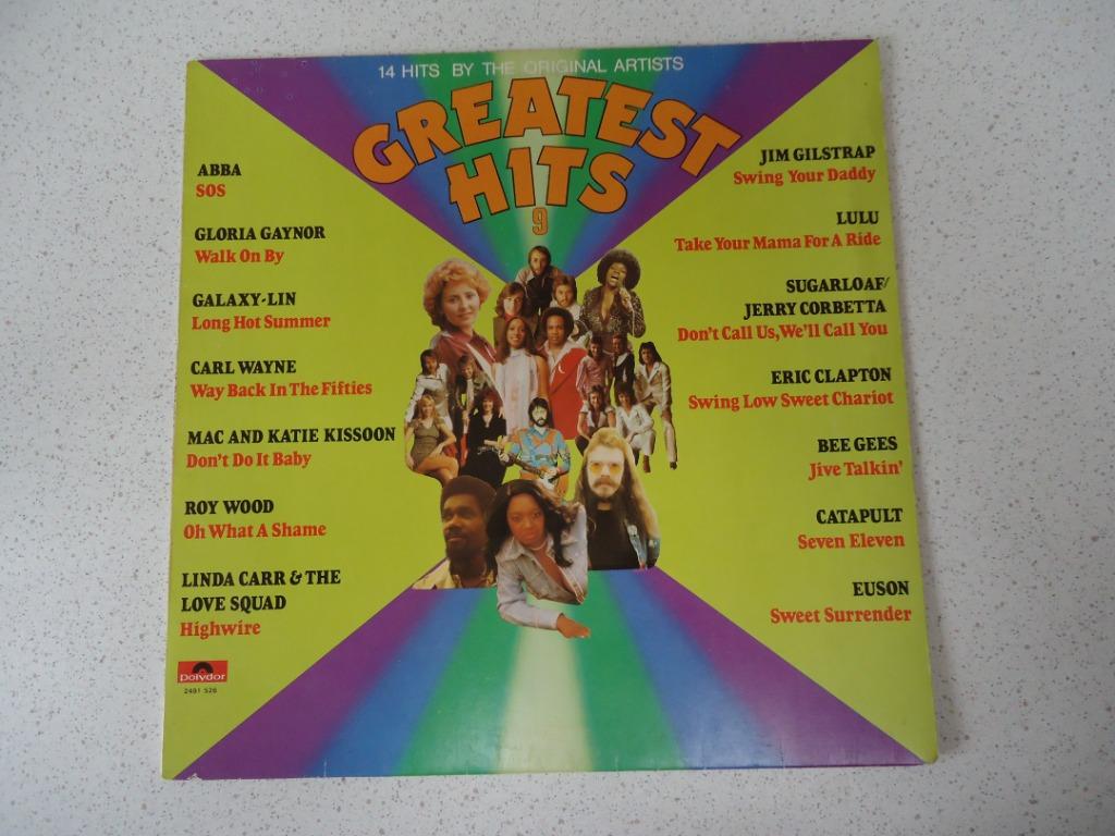LP "Greatest Hits 9"  anno 1975., Enlèvement ou Envoi, Utilisé, 12 pouces, Pop