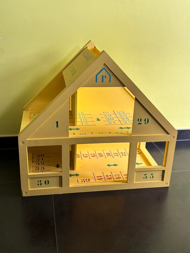 Speelgoed garage hout 3inch, Ophalen, Zo goed als nieuw, Meubelstuk of Keukentje