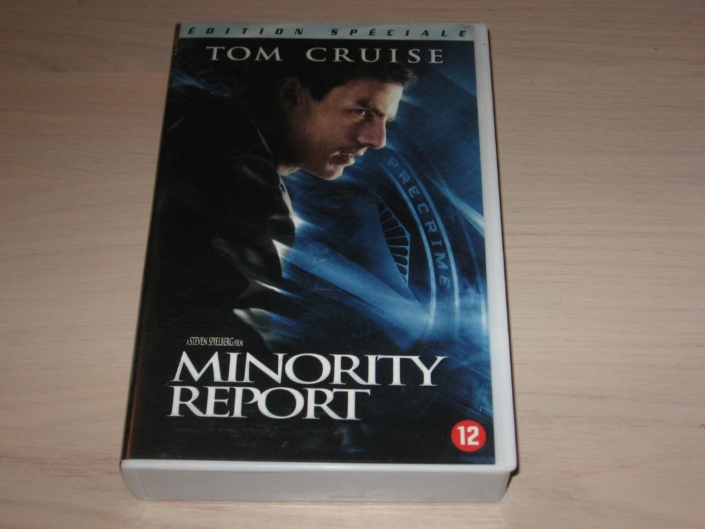 k7 vhs Minority Report, CD & DVD, VHS | Film, Comme neuf, Action et Aventure, Tous les âges, Enlèvement ou Envoi