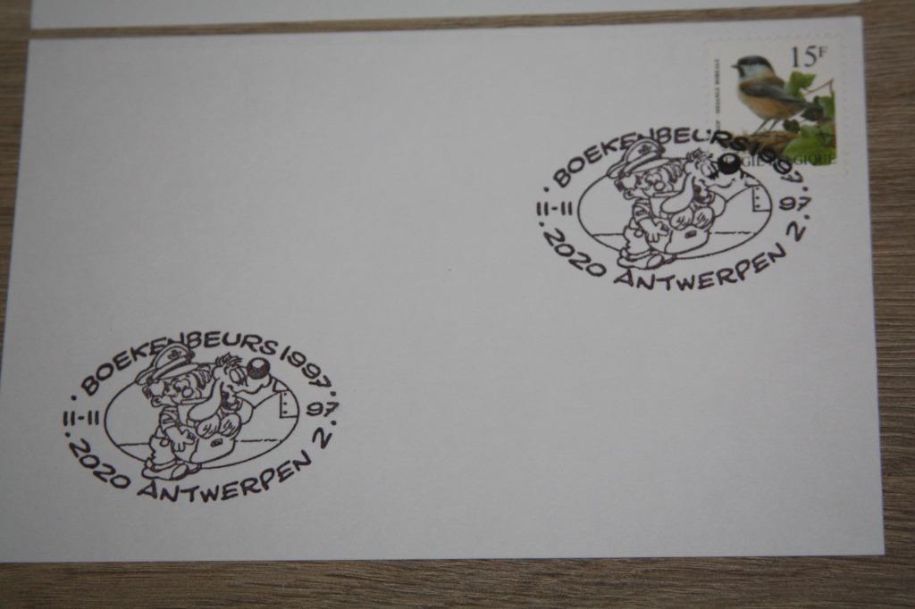 Bollie en Billie , boekenbeurs uitgave , kaart stempel 1997, Ophalen of Verzenden, Overige figuren, Nieuw, Overige typen