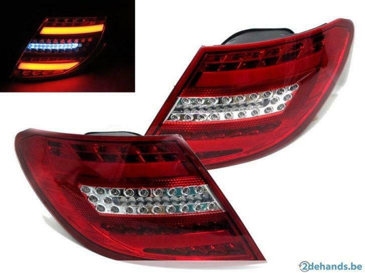 Mercedes W204 facelift  led achterlichten voor model 07-11, Ophalen of Verzenden, Nieuw, Mercedes-Benz