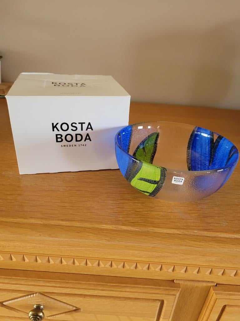 KOSTA BODA Tulipa Grande Petit Bol Bleu, Enlèvement