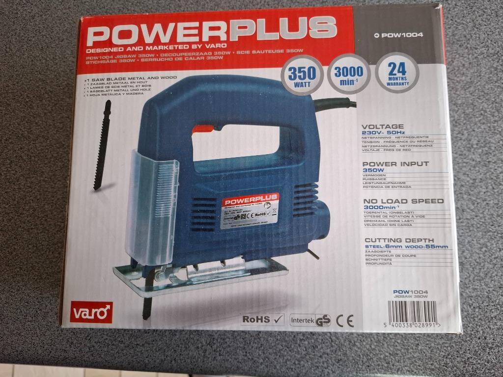 Decoupeerzaag, Doe-het-zelf en Bouw, Gereedschap | Zaagmachines, Decoupeerzaag, Ophalen of Verzenden, Zo goed als nieuw, PowerPlus
