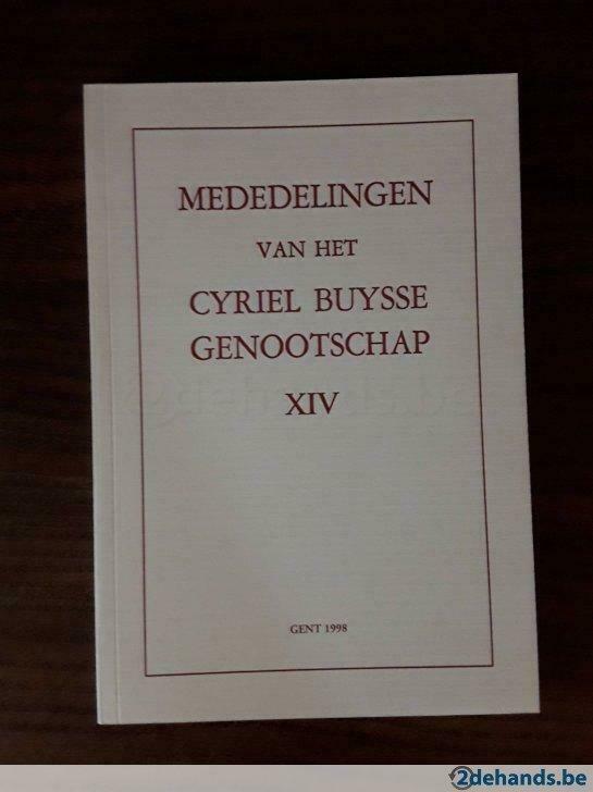 Mededelingen van het Cyriel Buysse Genootschap XIV, Ophalen of Verzenden, Nieuw, Overige typen