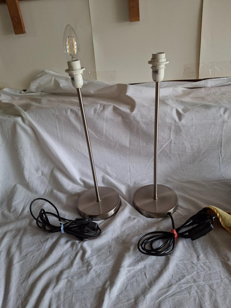 Tafellamp en of nachtlamp, Ophalen, Gebruikt, Stof, Minder dan 50 cm