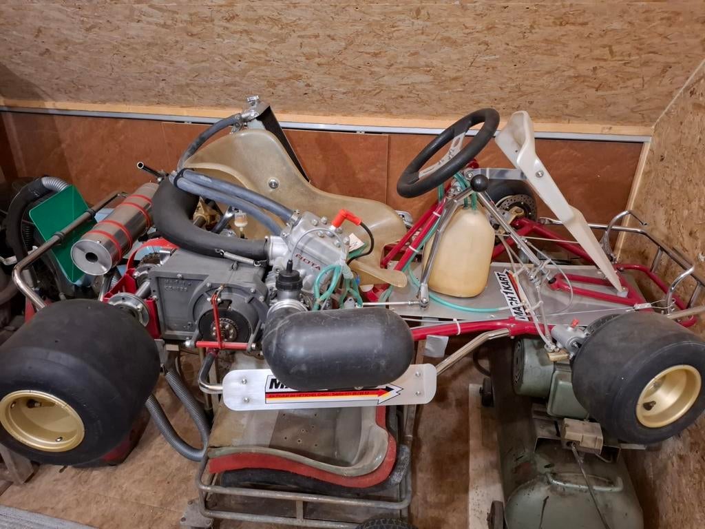 Kart Mach 1 Hetschel KZH 125 schakelkart, Sport en Fitness, Karting, Ophalen, Zo goed als nieuw, Kart