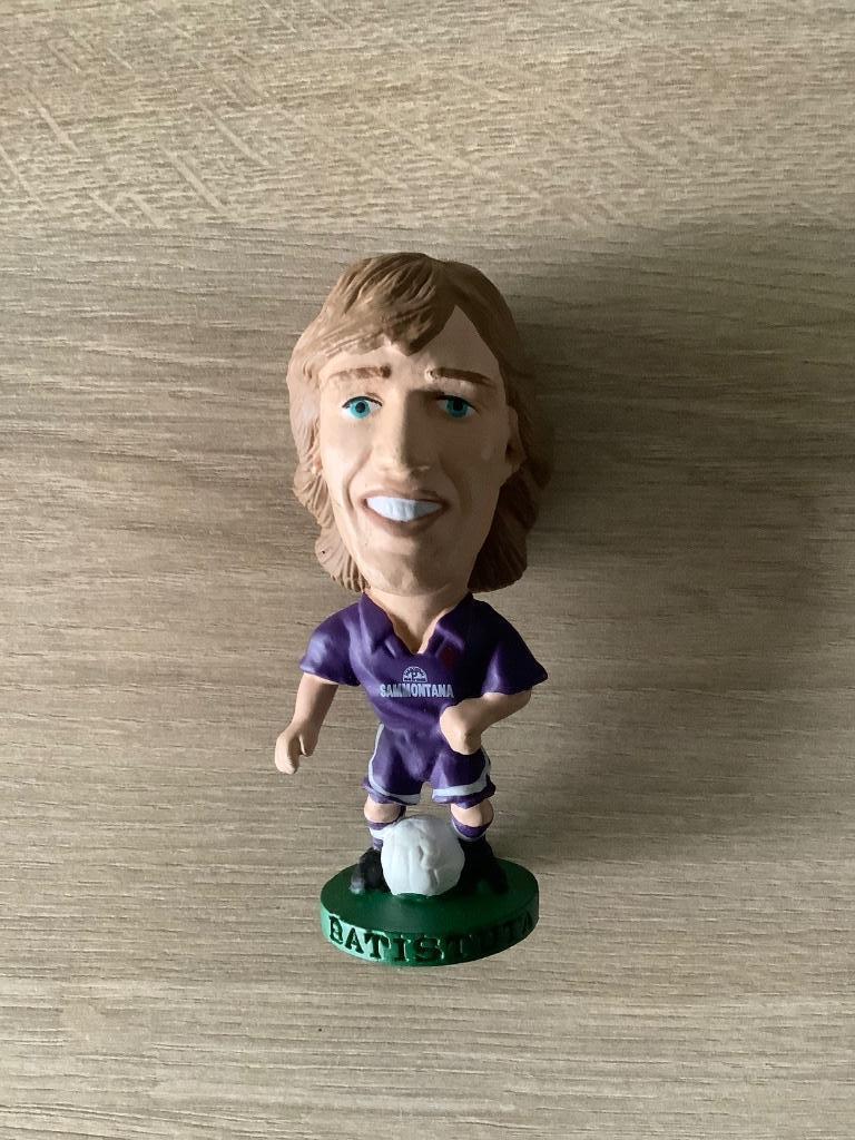 Poppetje Gabriel Batistuta bij Fiorentina - Corinthian, Ophalen of Verzenden, Zo goed als nieuw, Beeldje of Poppetje