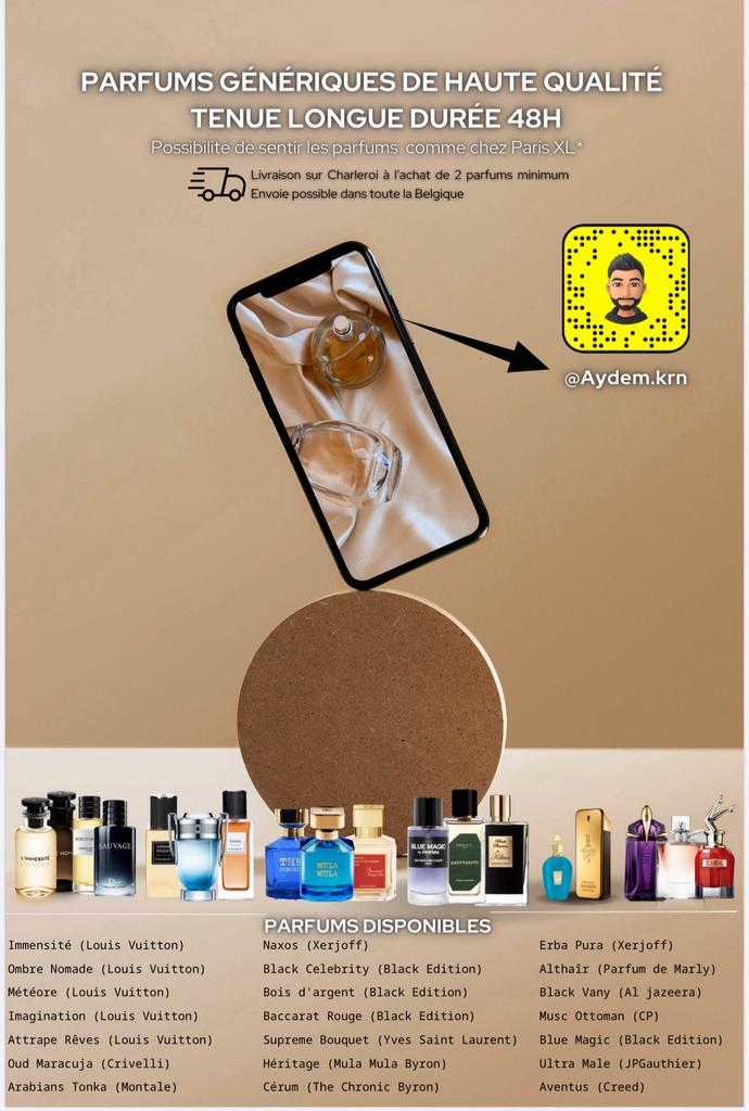 Parfum, Enlèvement ou Envoi, Neuf