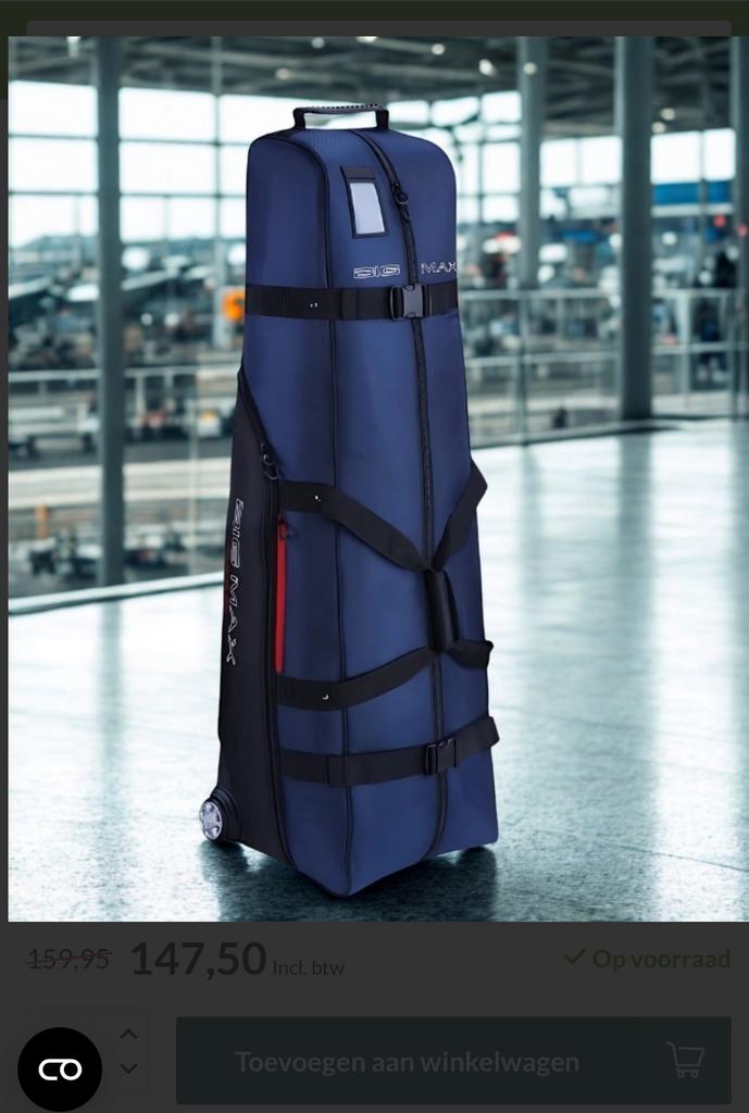 Nieuwe travel case van Big Max, Sport en Fitness, Golf, Ophalen, Nieuw