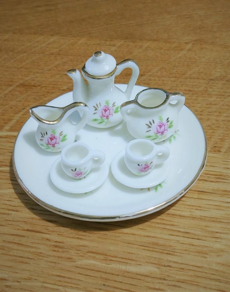 service à café miniature en porcelaine, Enlèvement ou Envoi, Utilisé, Accessoires