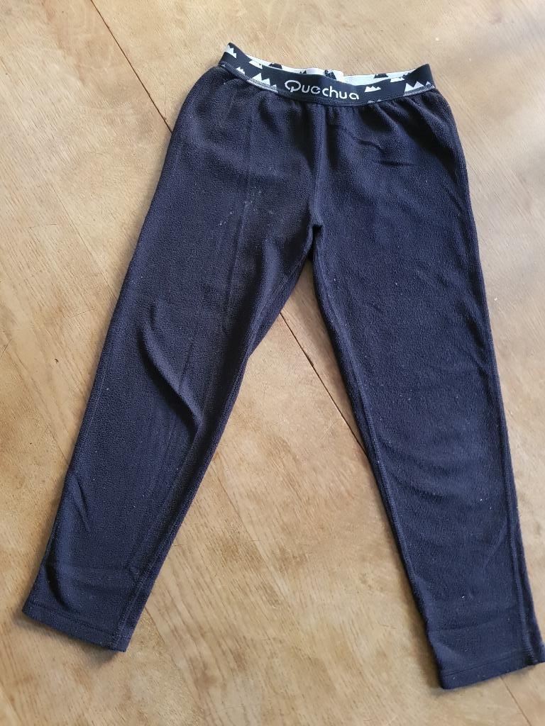 Pantalon polar noir 8 ans, Enlèvement, Utilisé, Decathlon, Pantalon