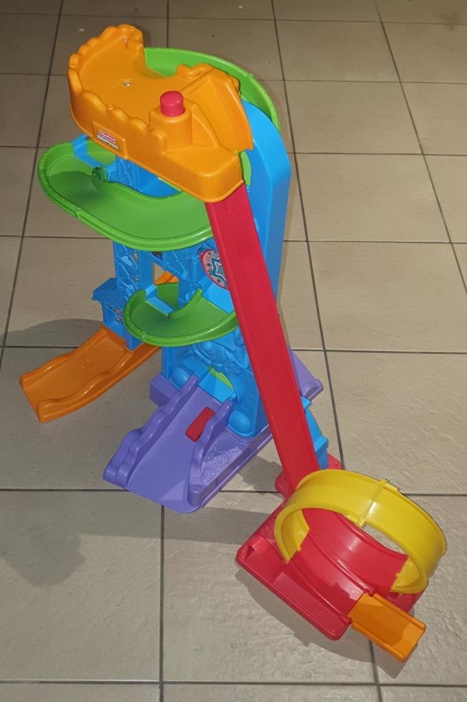 Fisher Price - Little People autocircuit, Kinderen en Baby's, Speelgoed | Fisher-Price, Ophalen, Gebruikt, Speelset, Met geluid