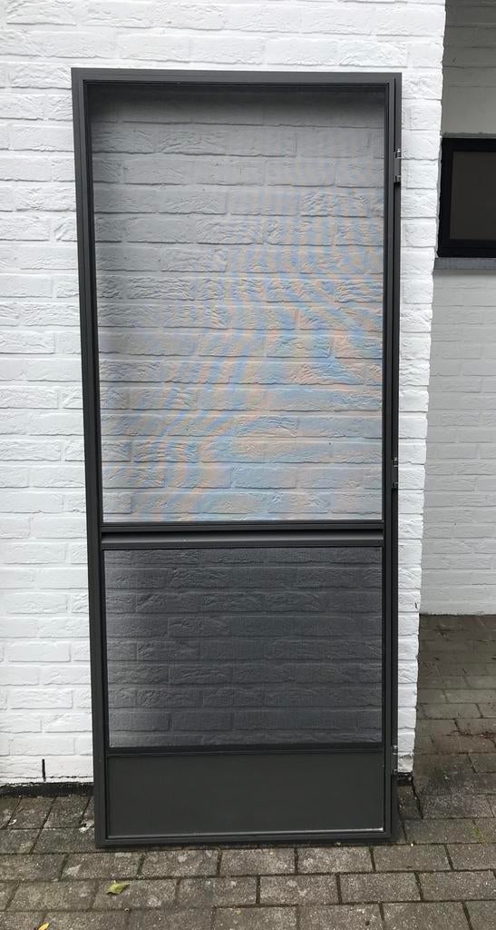 Vliegendeur RAL 7022 structuurlak, Enlèvement, Neuf