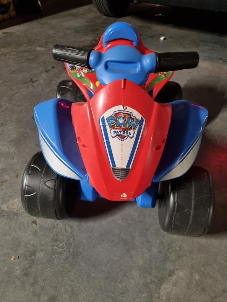 Quad électrique Pat patrouille, Enlèvement
