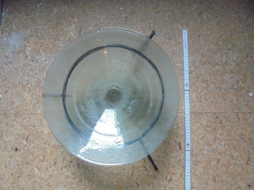 Bol en verre et fer forgé, Maison & Meubles, Enlèvement ou Envoi, Rond, Verre, Balance
