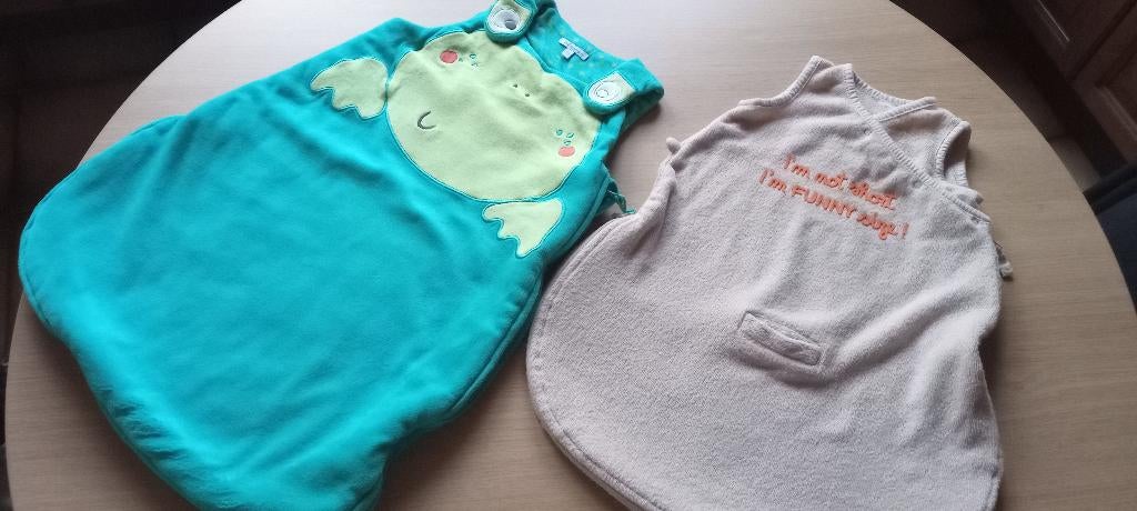Zachte slaapzakken (60 en 70 cm), Kinderen en Baby's, Ophalen, Zo goed als nieuw, Slaapzak