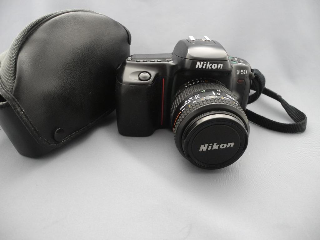 Nikon F50 AF spiegelreflexcamera met 35/80' 4-5.6, Audio, Tv en Foto, Ophalen of Verzenden, Gebruikt, Spiegelreflex, Nikon