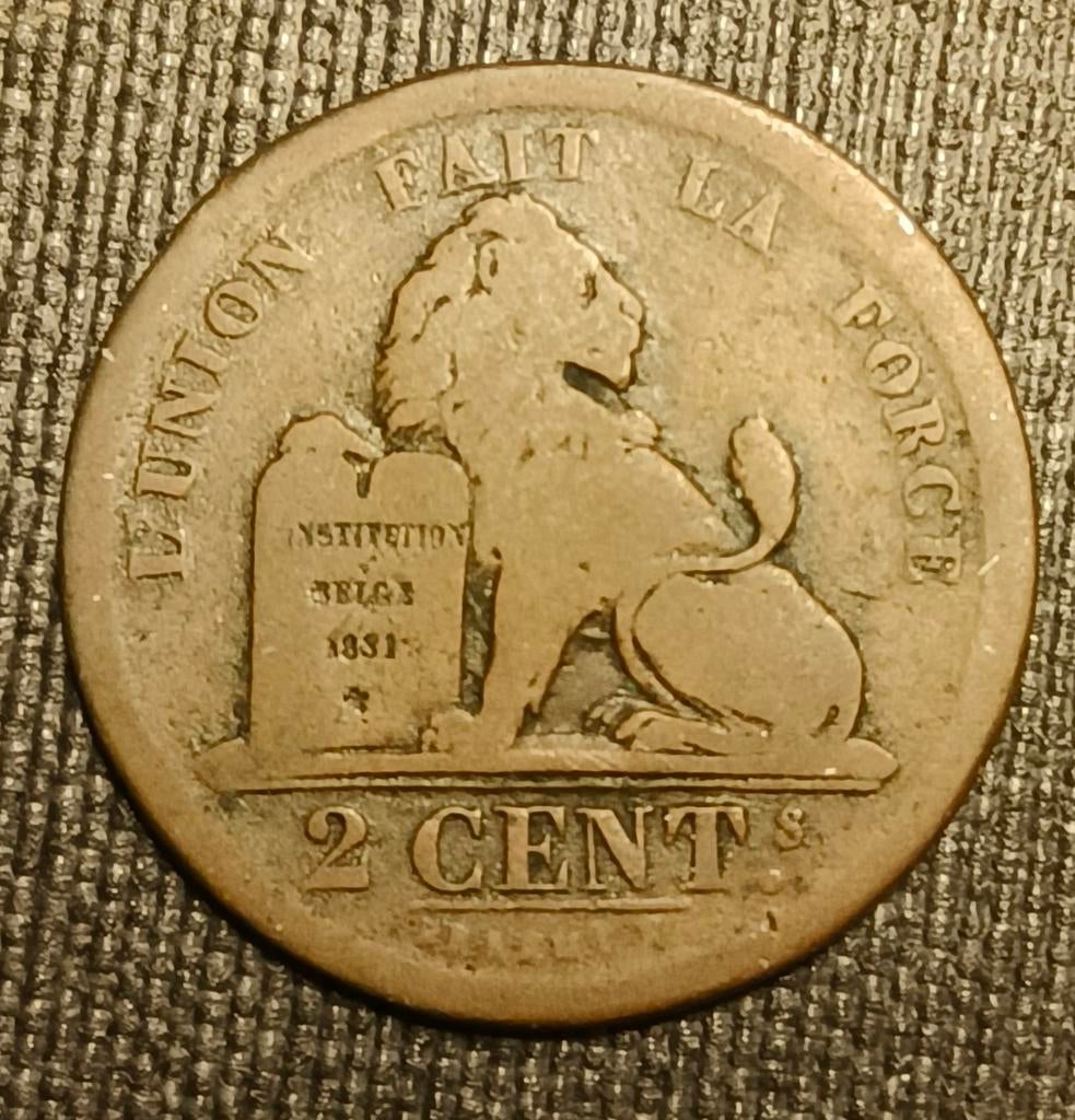 2 centiem 1833 Leopold I, Enlèvement ou Envoi