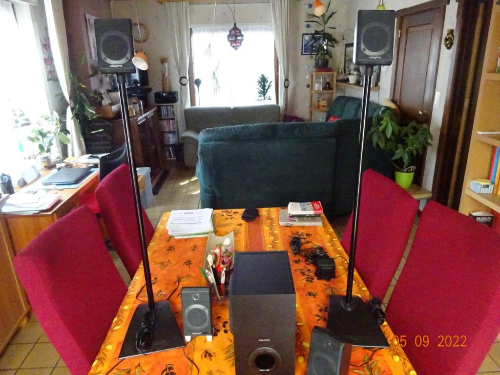 systeme audio, Computers en Software, Pc speakers, Gebruikt, Ophalen