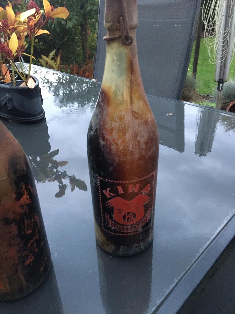 Bierfles, Ophalen of Verzenden, Zo goed als nieuw