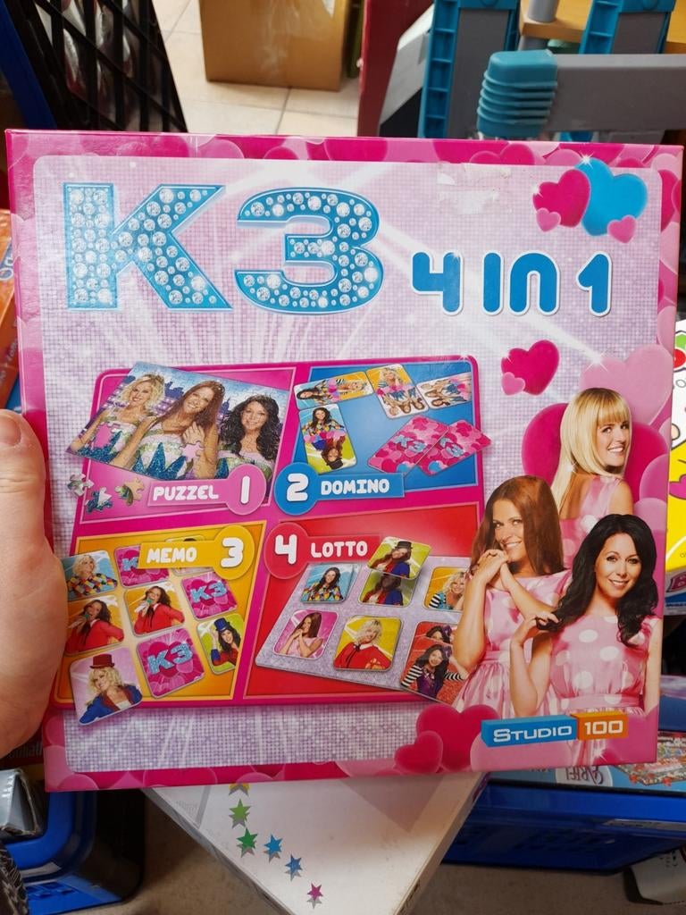 K3 4 in 1 spel zo goed als nieuw nog, Ophalen of Verzenden, Zo goed als nieuw