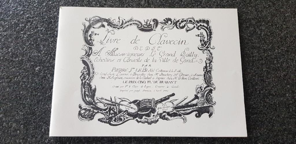 Partituren, livre de clavecin, Neuf, Enlèvement, Diversen, Autres sujets/thèmes