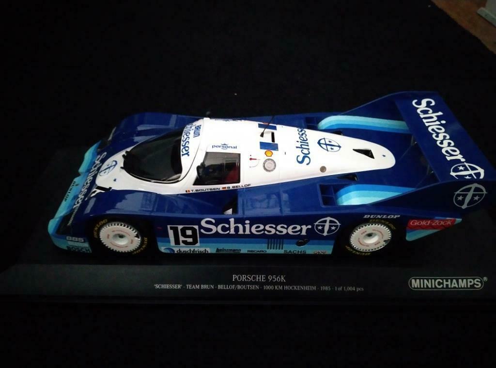 1/18 Porsche 956K #19 1000km Hockenheim 1985 Bellof, Boutsen, Enlèvement ou Envoi, Neuf, Voiture, MiniChamps